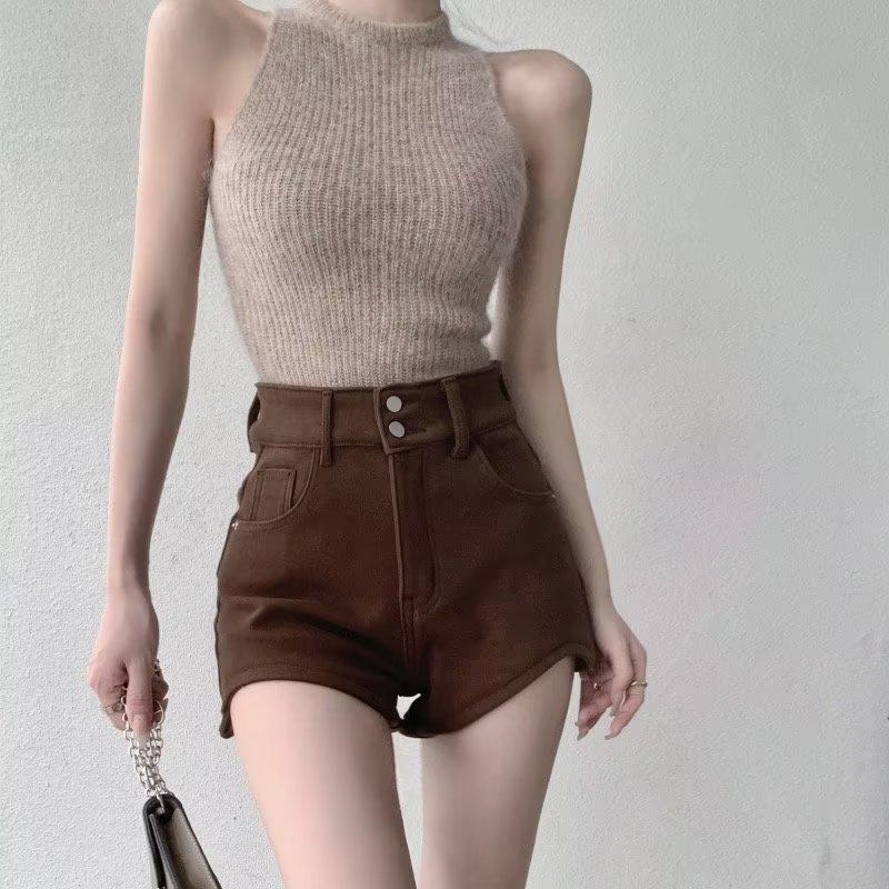 Trendy Light Color Women s Jeans: Spring/Autumn Super Short, Natural Waist, Zipper Closure. M: Height 155-165CM (95-108 Jin)
Trendy Light Color Women s Jeans: Spring/Autumn Super Short, Natural Waist, Zipper Closure. M: Height 155-165CM (95-108 Jin)