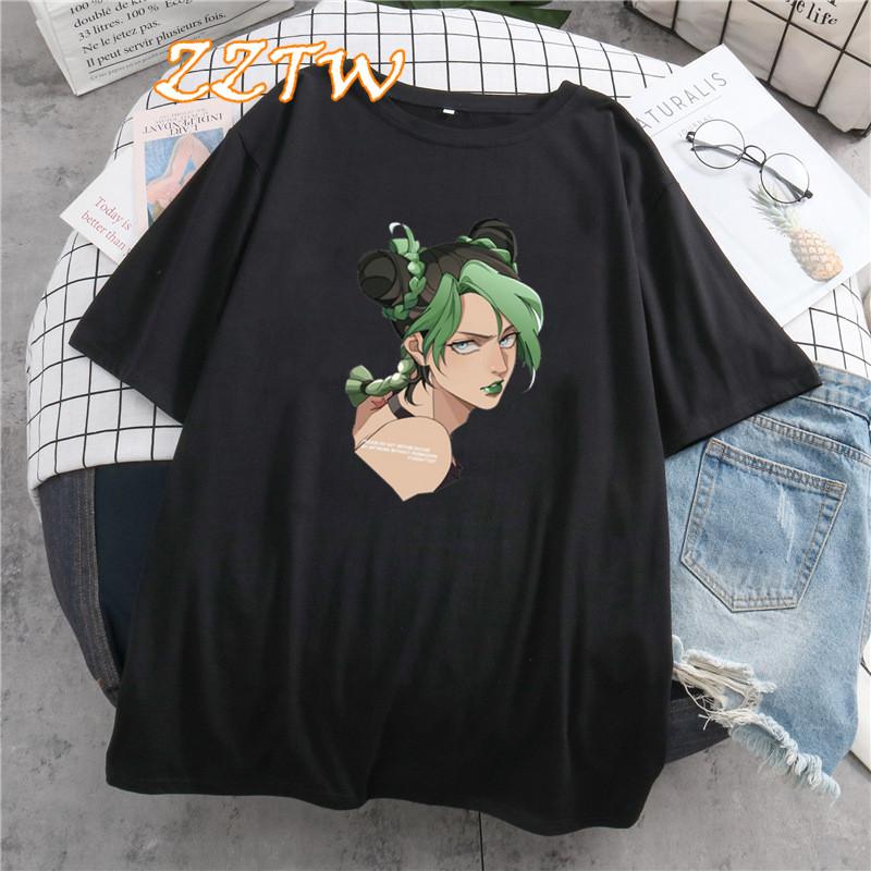 Японское Аниме Футболка Jojo Причудливое Приключение Футболка Женщины Kawaii Мультфильм Камень Океан Графические тройники Хип-хоп Уличная одежда 2022 Топ
Японское Аниме Футболка Jojo Причудливое Приключение Футболка Женщины Kawaii Мультфильм Камень Океан Графические тройники Хип-хоп Уличная одежда 2022 Топ