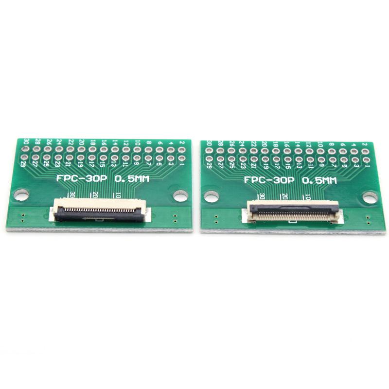 FPC Adapter Board: 0.5mm Pitch Ribbon Cable Extension Connector (4p, 5p, 8p, 10p, 12p, 16p, 30p) Single Side 4p to 2.54
FPC Adapter Board: 0.5mm Pitch Ribbon Cable Extension Connector (4p, 5p, 8p, 10p, 12p, 16p, 30p) Single Side 4p to 2.54