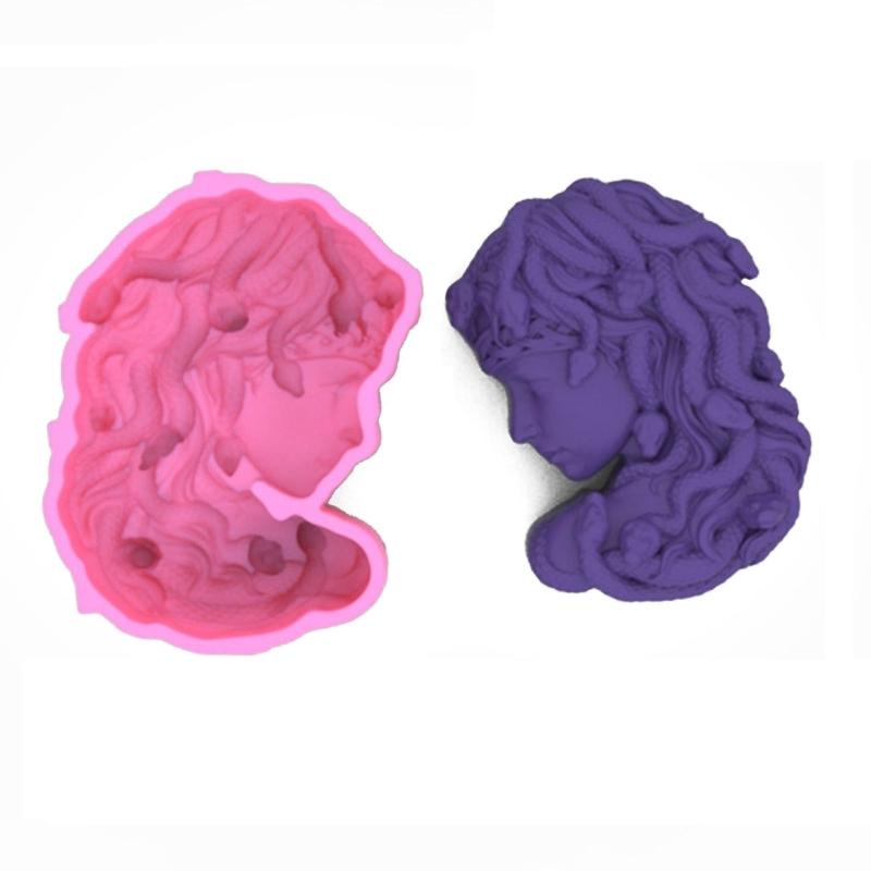Западная мифология, леди змея для головы, 3D форма для свечей, эпоксидная форма, восковые формы для мыла ручной работы для украшения
Западная мифология, леди змея для головы, 3D форма для свечей, эпоксидная форма, восковые формы для мыла ручной работы для украшения