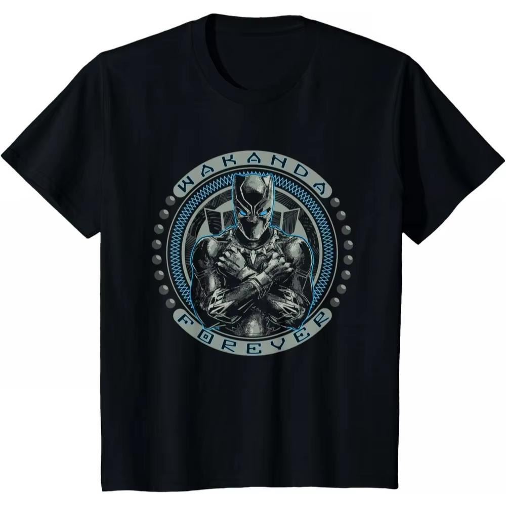 Black Panther Wakanda Forever Marvel TShirt Unisex Short Sleeve Cotton Oversized Fit Crew Neck Collection Top for Collectors M
Black Panther Wakanda Forever Marvel TShirt Unisex Short Sleeve Cotton Oversized Fit Crew Neck Collection Top for Collectors M