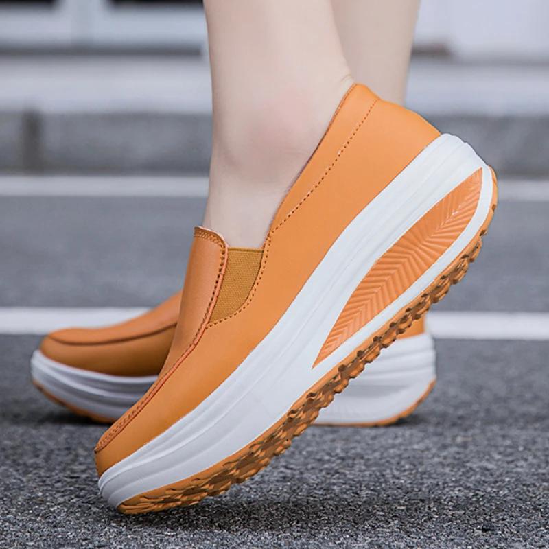 Women Wedge Platform Sneakers Cushion Slip on Women Shoes Woman Shoes Women Soft Outdoor Non-slip Shock Absorber Rocking Shoes 42 білий
Women Wedge Platform Sneakers Cushion Slip on Women Shoes Woman Shoes Women Soft Outdoor Non-slip Shock Absorber Rocking Shoes 42 білий