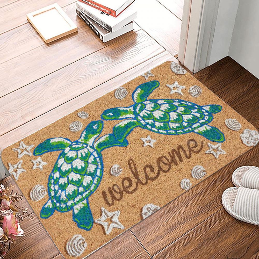 Imitation Coconut Palm Cartoon Turtle Door Mat Kitchen Carpet Washroom Floor Mat Door Mat Funny Carpet for Entrance Door 40x60cm
Imitation Coconut Palm Cartoon Turtle Door Mat Kitchen Carpet Washroom Floor Mat Door Mat Funny Carpet for Entrance Door 40x60cm