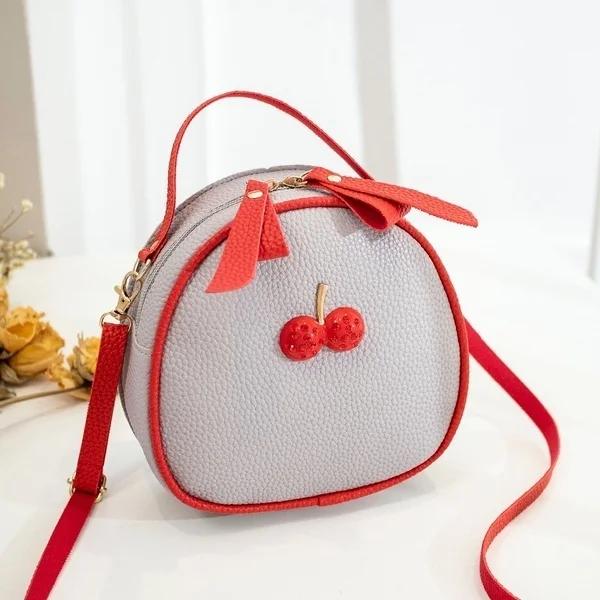 Fashion Cherry Pattern Sweet Girls Small Round Bag Handbag Simple Casual Student Mini Travel Backpack Handbags Shoulder Bags
Fashion Cherry Pattern Sweet Girls Small Round Bag Handbag Simple Casual Student Mini Travel Backpack Handbags Shoulder Bags