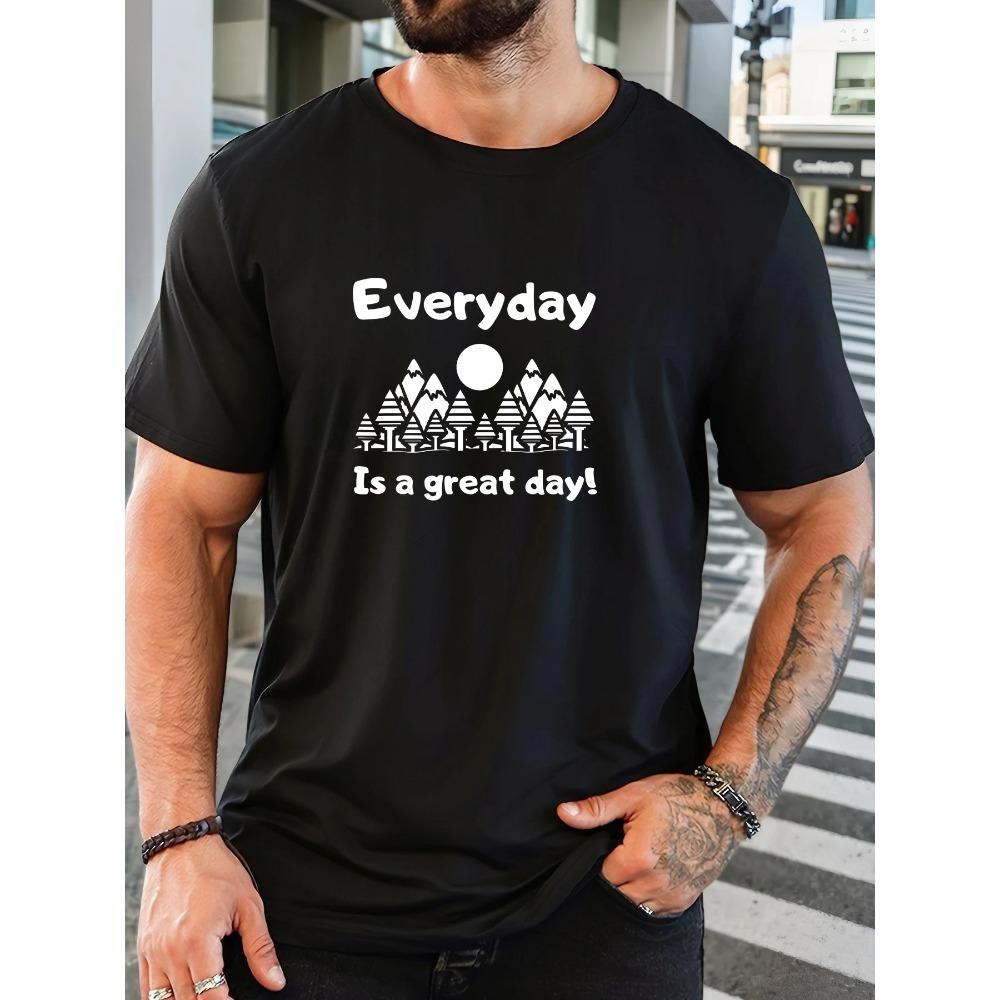 Men s Everyday Is a great day! Pattern Summer Casual Crew Neck Short T-Shirt XXXXL
Men s Everyday Is a great day! Pattern Summer Casual Crew Neck Short T-Shirt XXXXL