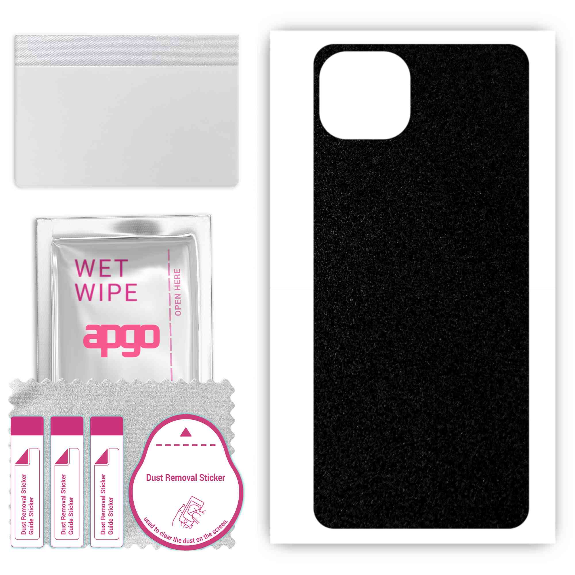 apgo Protective Skin Sticker for the back compatible with Wiko T10, Wrap Film, Foil, Vinyl - Pattern Matte Black
apgo Protective Skin Sticker for the back compatible with Wiko T10, Wrap Film, Foil, Vinyl - Pattern Matte Black