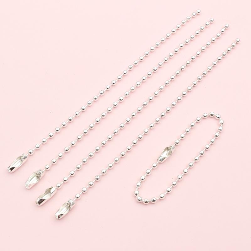 100pcs Iron 2mm Ball Bead Chains 11cm Long KeyRing Chain Label Hand Tag Connector Bulk Keychain DIY Jewelry Making Accessories серебряный
100pcs Iron 2mm Ball Bead Chains 11cm Long KeyRing Chain Label Hand Tag Connector Bulk Keychain DIY Jewelry Making Accessories серебряный