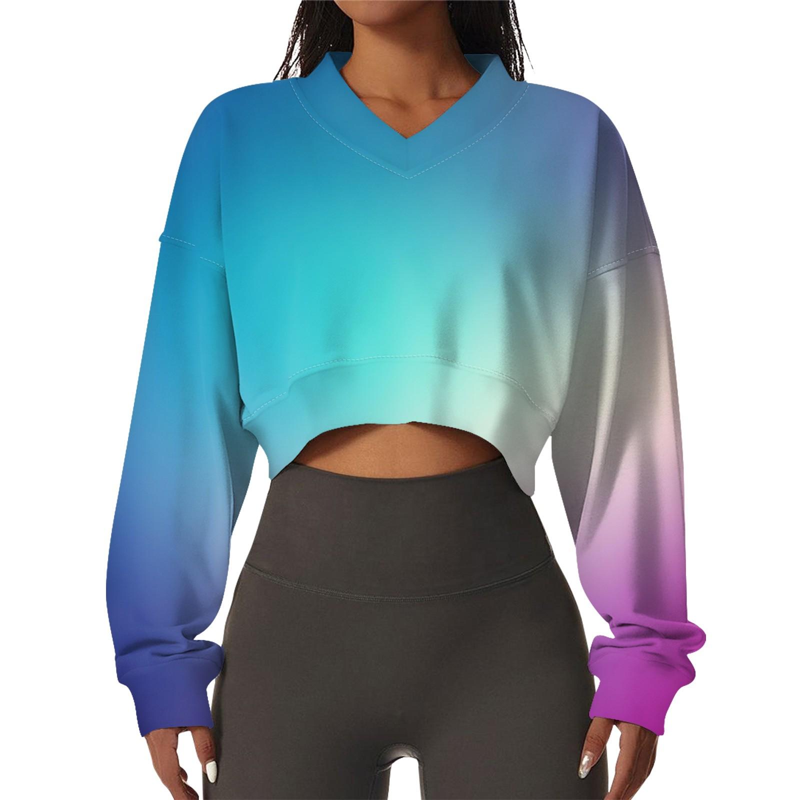 Женская повседневная модная сексуальная удобная спортивная толстовка с V-образным вырезом и длинным рукавом с принтом в стиле тай-дай XL
Женская повседневная модная сексуальная удобная спортивная толстовка с V-образным вырезом и длинным рукавом с принтом в стиле тай-дай XL