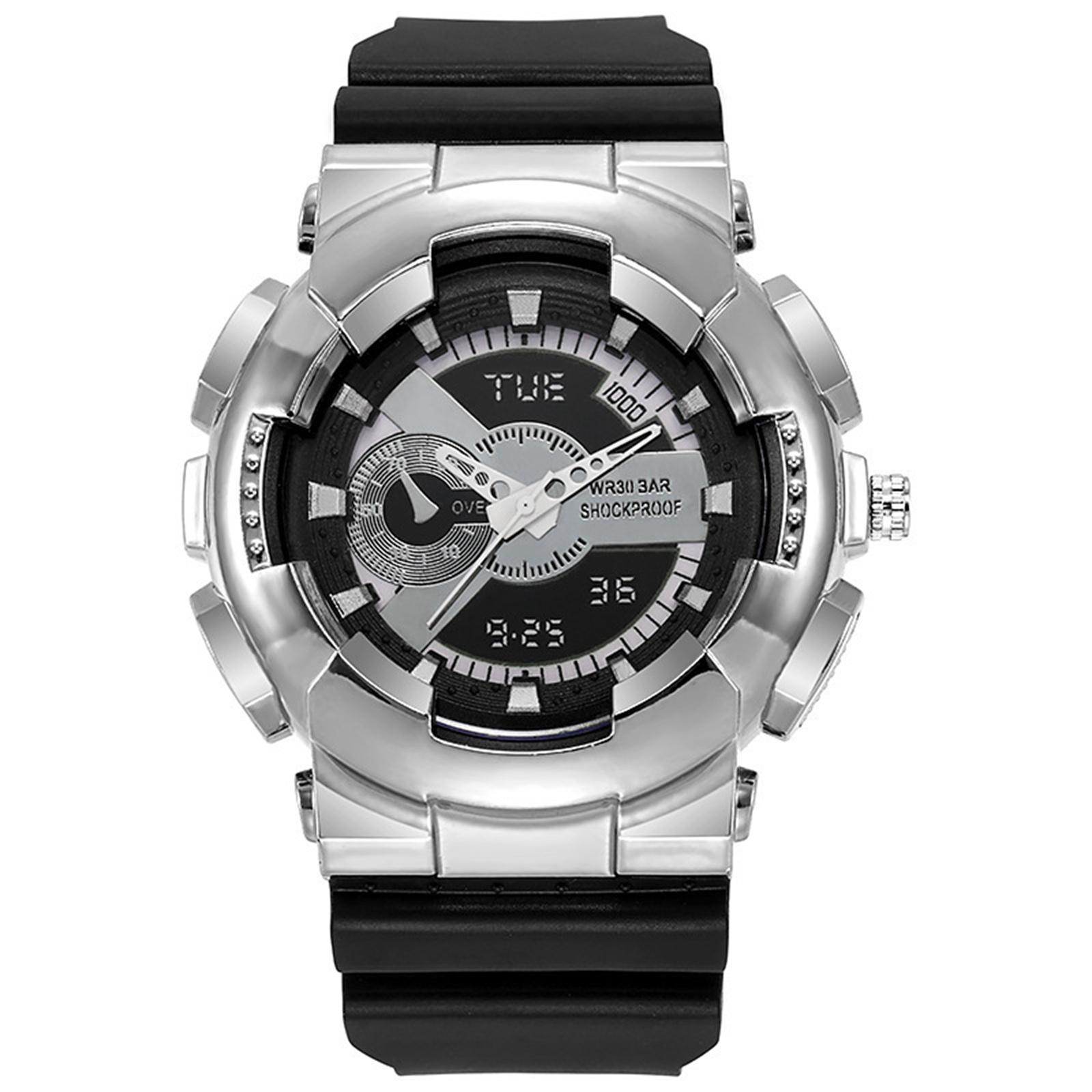 Мужские водонепроницаемые светящиеся наручные часы-будильник для бега One Size
Мужские водонепроницаемые светящиеся наручные часы-будильник для бега One Size