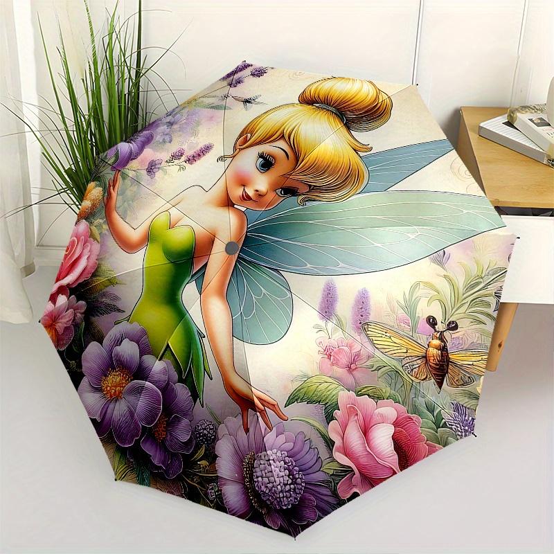 Disney Tinker Bell, Flowers Automatic Open/Close Umbrella - Cute Umbrella with Cute Design, Portable 3-Fold Compact Umbrella for Men & Women
Disney Tinker Bell, Flowers Automatic Open/Close Umbrella - Cute Umbrella with Cute Design, Portable 3-Fold Compact Umbrella for Men & Women