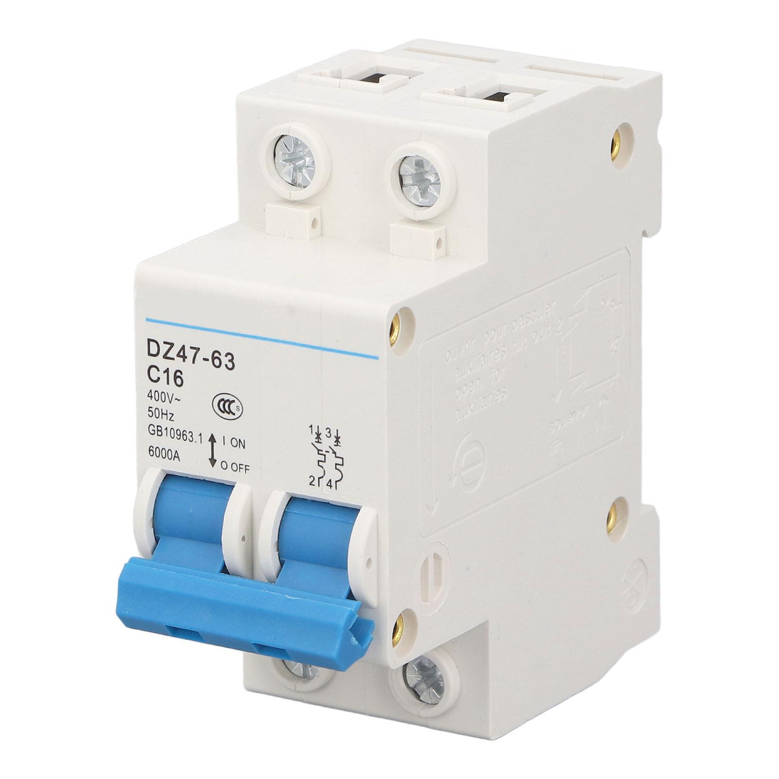 Автоматичний вимикач 2P ПЗВ Монтаж на DIN-рейку 400В 16А DZ4763 C16
Автоматичний вимикач 2P ПЗВ Монтаж на DIN-рейку 400В 16А DZ4763 C16