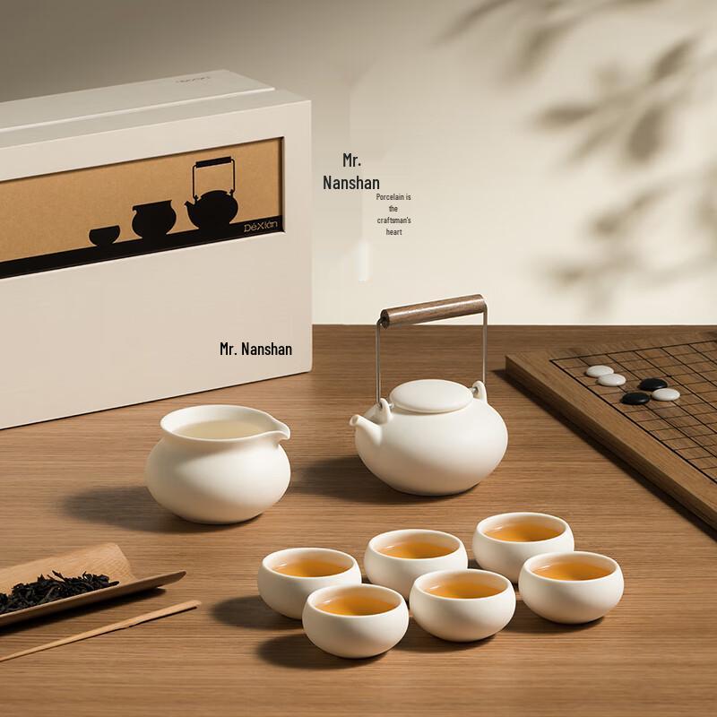 Minimalist Ceramic Handle Teapot Tea Set
Minimalist Ceramic Handle Teapot Tea Set