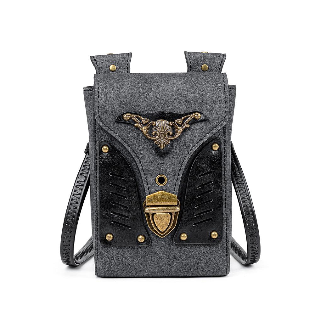 New Punk Motorcycle Single Shoulder Diagonal Cross Bag MINI Mini Contrasting Color Small Square Bag
New Punk Motorcycle Single Shoulder Diagonal Cross Bag MINI Mini Contrasting Color Small Square Bag