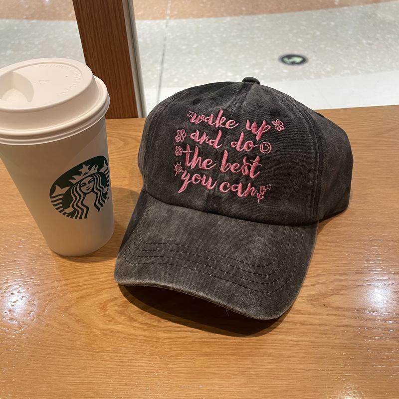 White washed cotton baseball cap female retro old cap summer visor male Adjustable
White washed cotton baseball cap female retro old cap summer visor male Adjustable