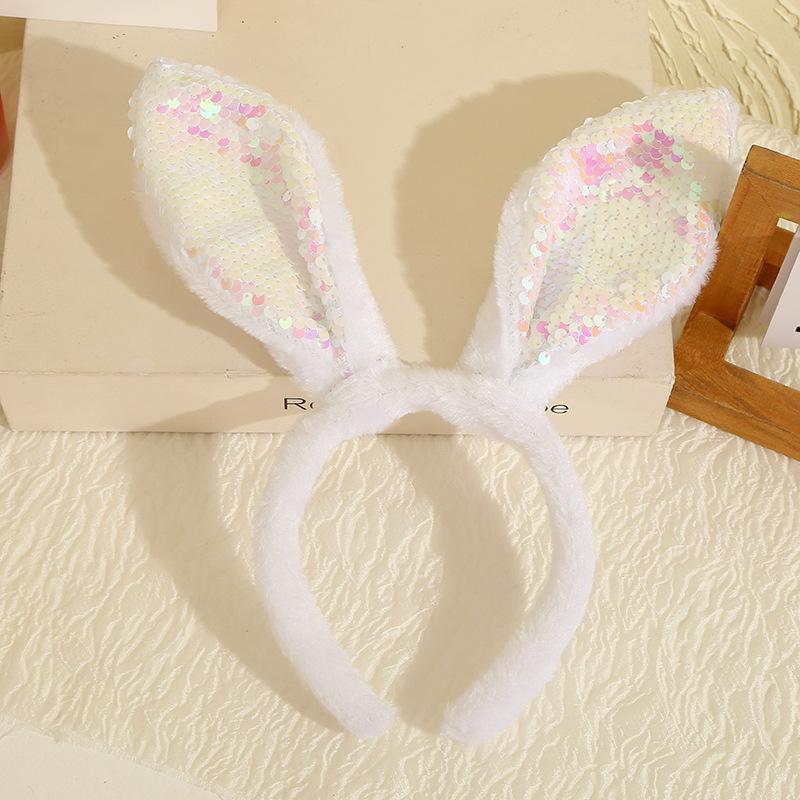 Plush Hairband Eye-Catching Sequin Hair Hoop Cosplay Headdress Fresh Easter Headband For Photo Props Festival Daily Outfit білий
Plush Hairband Eye-Catching Sequin Hair Hoop Cosplay Headdress Fresh Easter Headband For Photo Props Festival Daily Outfit білий