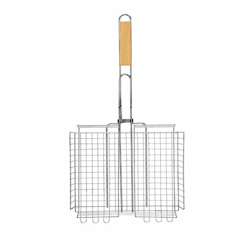 Non Stick Grill Net For Fish Roasting Rack 304 Stainless Steel Folding BBQ Mesh For Outdoor Barbecue
Non Stick Grill Net For Fish Roasting Rack 304 Stainless Steel Folding BBQ Mesh For Outdoor Barbecue