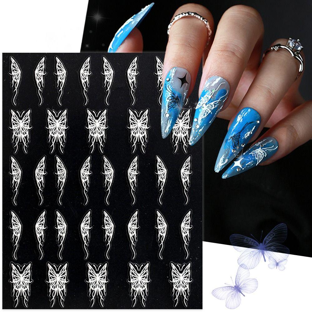 Self-adhesive Butterfly Nail Stickers Manicure Accessories Nail Art Decorations Stars Nail Decals B1
Self-adhesive Butterfly Nail Stickers Manicure Accessories Nail Art Decorations Stars Nail Decals B1