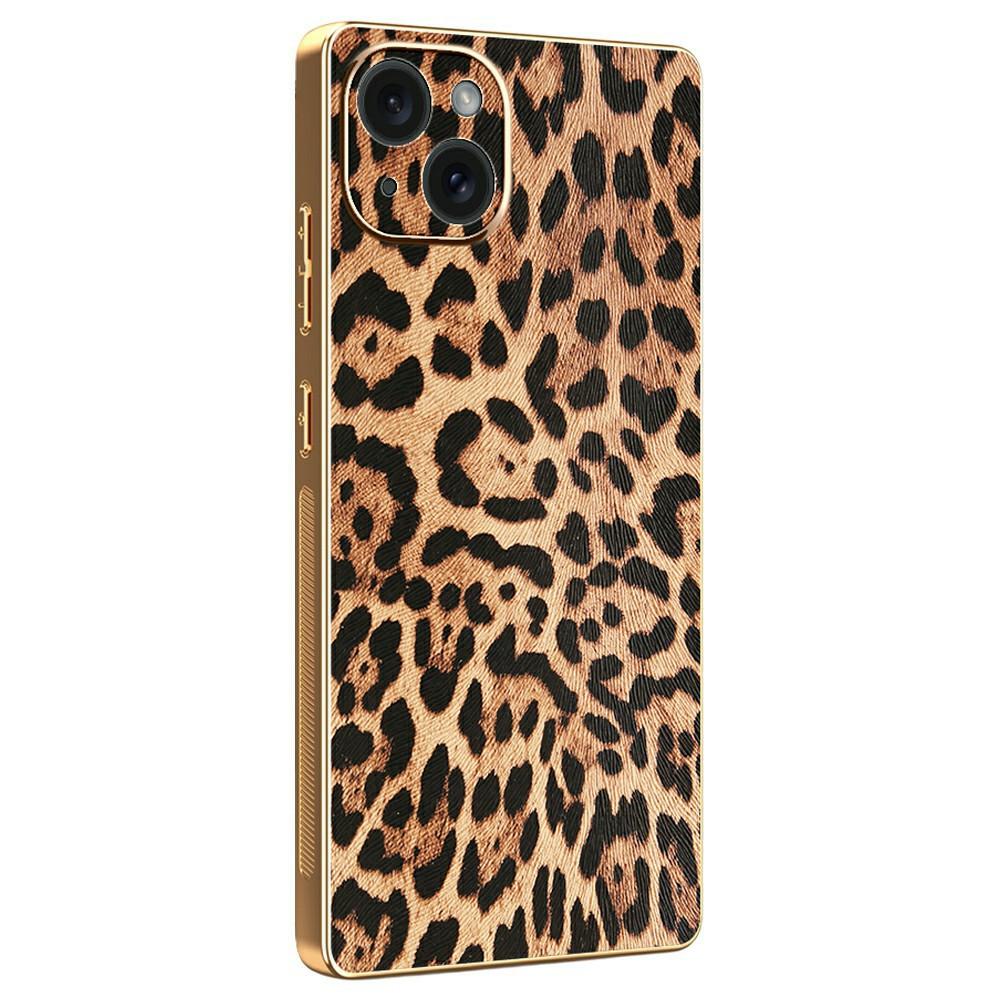 For iPhone 15 Plus Case Leopard Print PU Leather Coated PC+TPU Electroplating Phone Cover A
For iPhone 15 Plus Case Leopard Print PU Leather Coated PC+TPU Electroplating Phone Cover A