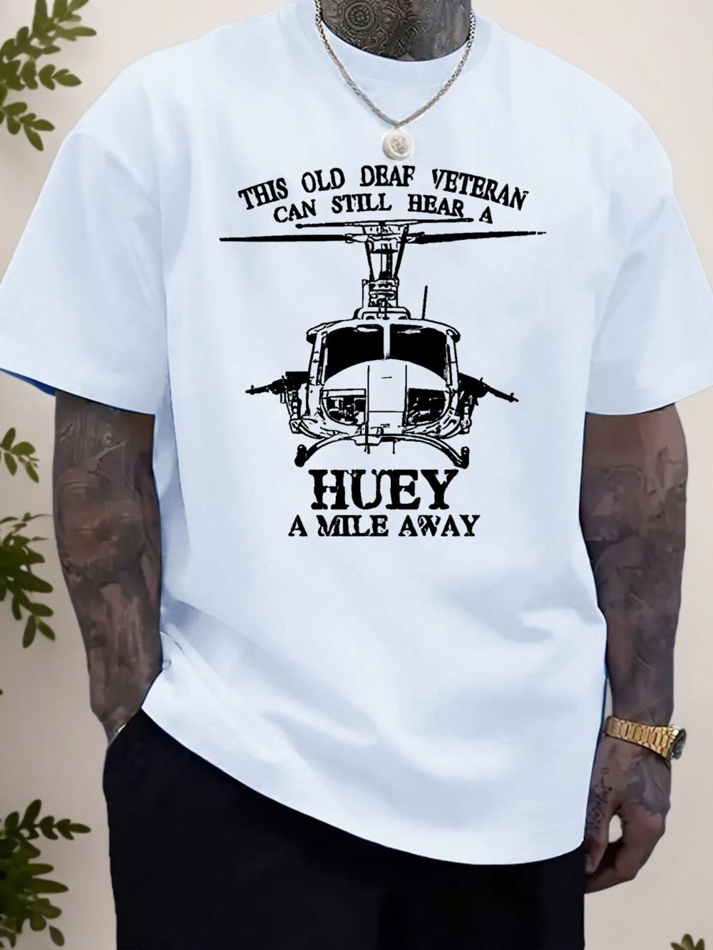 Men S Patriotic Military Helicopter Graphic T-Shirt This Old Deaf Veteran Can Still Hear Huey Mile Away Print S разноцветный
Men S Patriotic Military Helicopter Graphic T-Shirt This Old Deaf Veteran Can Still Hear Huey Mile Away Print S разноцветный