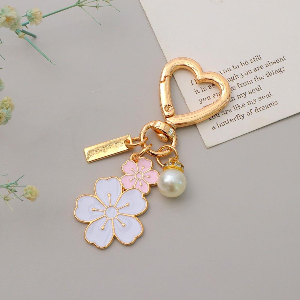 Trendy Letter Pendant Cherry Blossoms Keychain Luxury Fashion Pearl Beaded Chain Bag Pendant Keychain Bag Accessories
Trendy Letter Pendant Cherry Blossoms Keychain Luxury Fashion Pearl Beaded Chain Bag Pendant Keychain Bag Accessories
