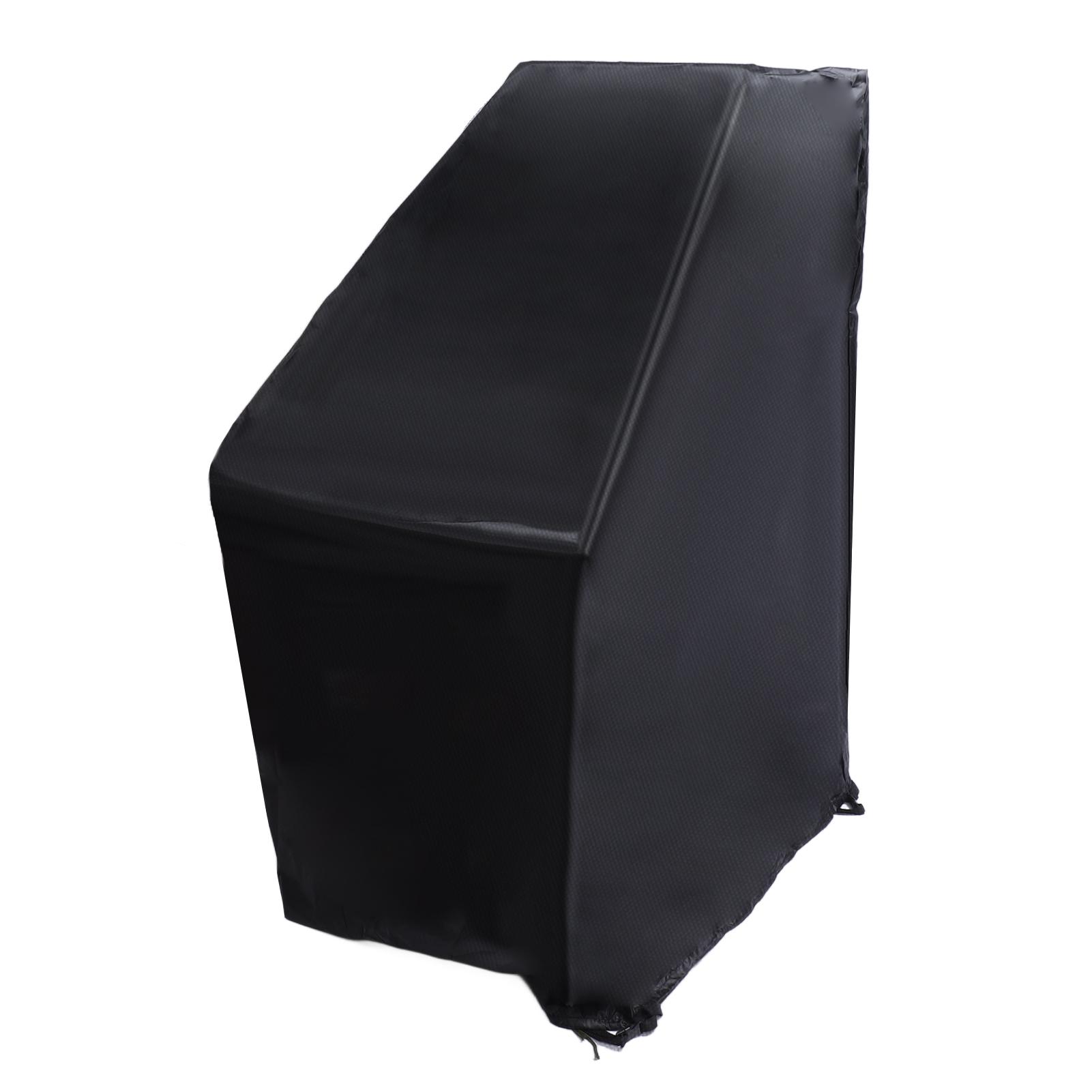 Чехол для уличного стула Черная ткань Оксфорд Водонепроницаемый Ветронепродуваемый Пыленепроницаемый Защита от УФ-лучей Чехол для мебели с пряжкой Регулируемая кулиска
Чехол для уличного стула Черная ткань Оксфорд Водонепроницаемый Ветронепродуваемый Пыленепроницаемый Защита от УФ-лучей Чехол для мебели с пряжкой Регулируемая кулиска