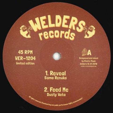 12inch Record SAMA RENUKA; DUSTY WATA - Reveal; Feed Me / Feeda Dub; Raw Du WER1204 Welders Records 2019 Europe Reggae, Ska & Dub
12inch Record SAMA RENUKA; DUSTY WATA - Reveal; Feed Me / Feeda Dub; Raw Du WER1204 Welders Records 2019 Europe Reggae, Ska & Dub