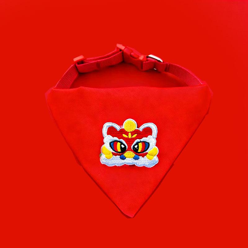 Red New Year s dog saliva towel, new pet triangle scarf, small and medium-sized dog cute cat scarf, scarf supplies One size fits all
Red New Year s dog saliva towel, new pet triangle scarf, small and medium-sized dog cute cat scarf, scarf supplies One size fits all