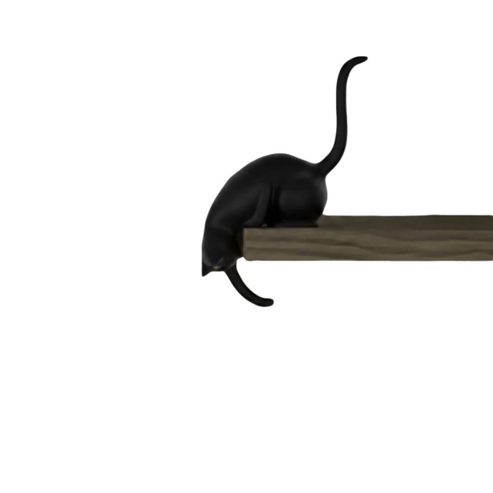 Cute Wall Hanger Traceless Wall Key Rack Cartoon Animal Cat-Shaped Wall Hook Wall Mounted Black Cat
Cute Wall Hanger Traceless Wall Key Rack Cartoon Animal Cat-Shaped Wall Hook Wall Mounted Black Cat