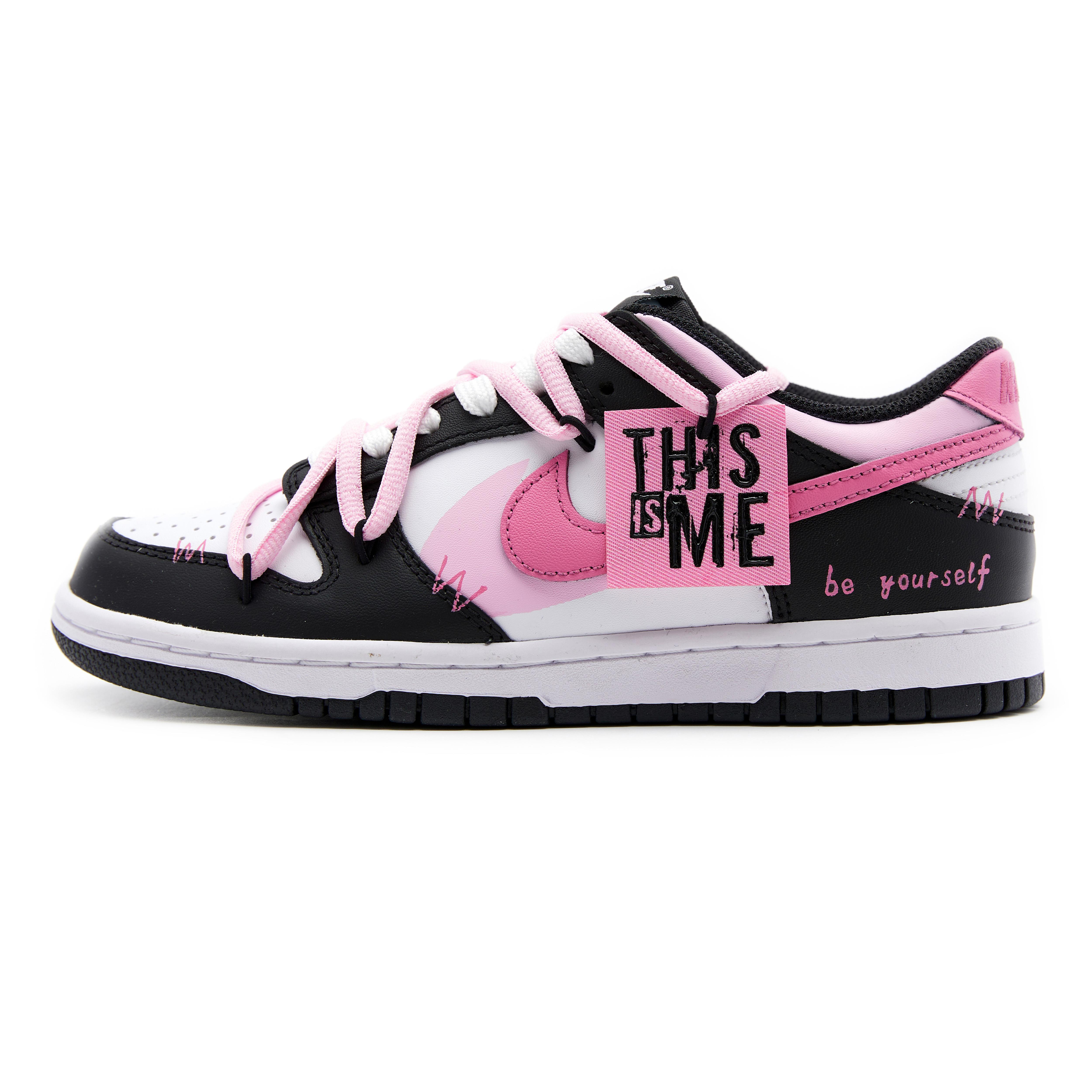 Nike Dunk Low top Skateboard Shoes GS Black Pink CW1590-100(Team44-) 40
Nike Dunk Low top Skateboard Shoes GS Black Pink CW1590-100(Team44-) 40