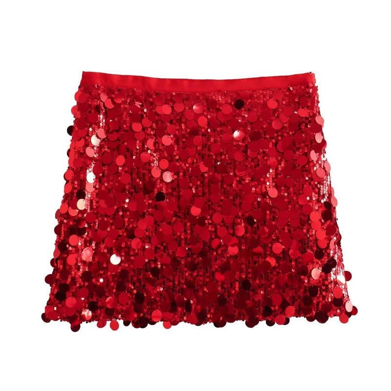 Women High Waist Silver Sequin Mini Skirt Sparkly Party Clubwear Short Skirt M червоний
Women High Waist Silver Sequin Mini Skirt Sparkly Party Clubwear Short Skirt M червоний