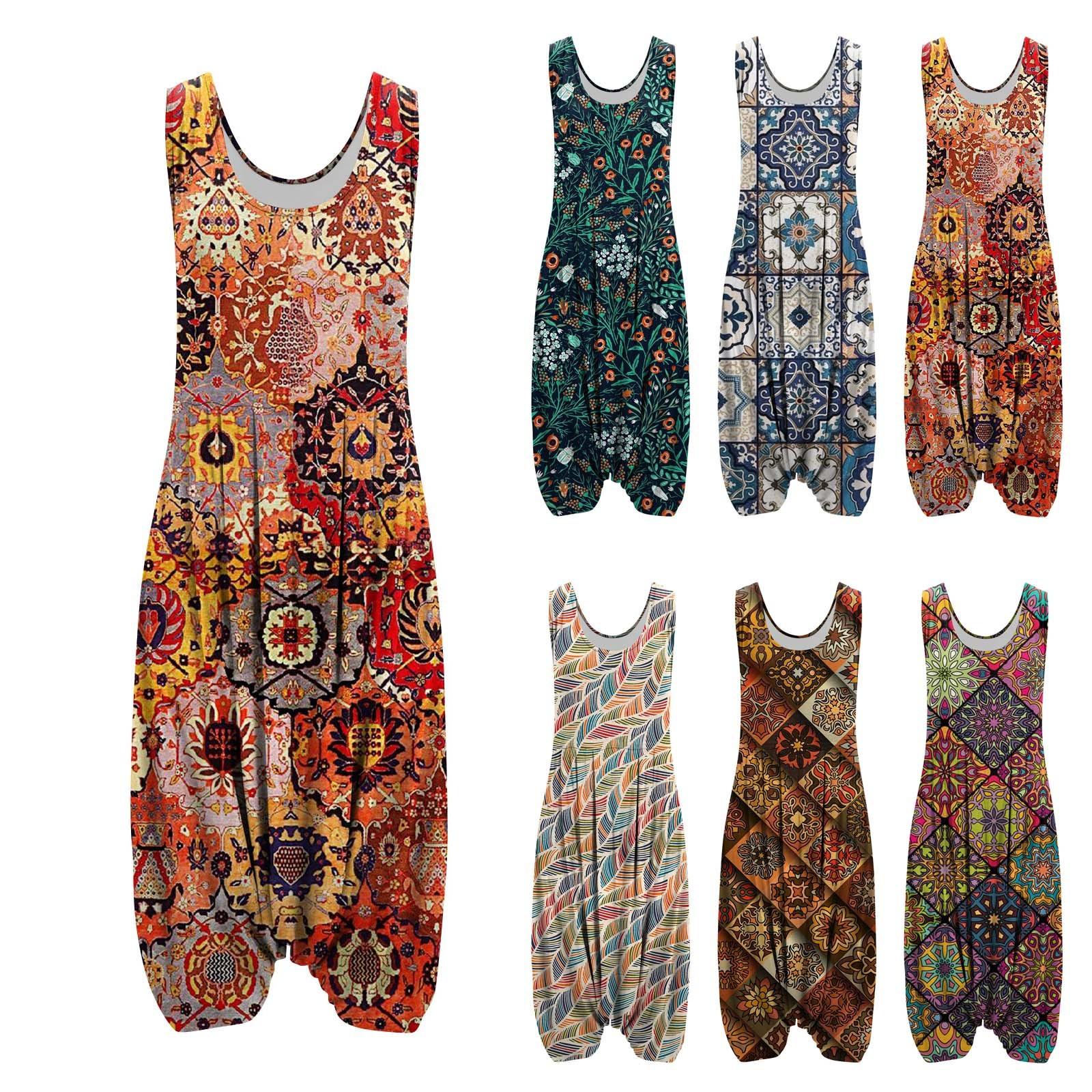 Широкие комбинезоны для женщин, повседневные свободные комбинезоны без рукавов, ретро-принт, пуговицы, длинные брюки, комбинезон с карманами
Широкие комбинезоны для женщин, повседневные свободные комбинезоны без рукавов, ретро-принт, пуговицы, длинные брюки, комбинезон с карманами