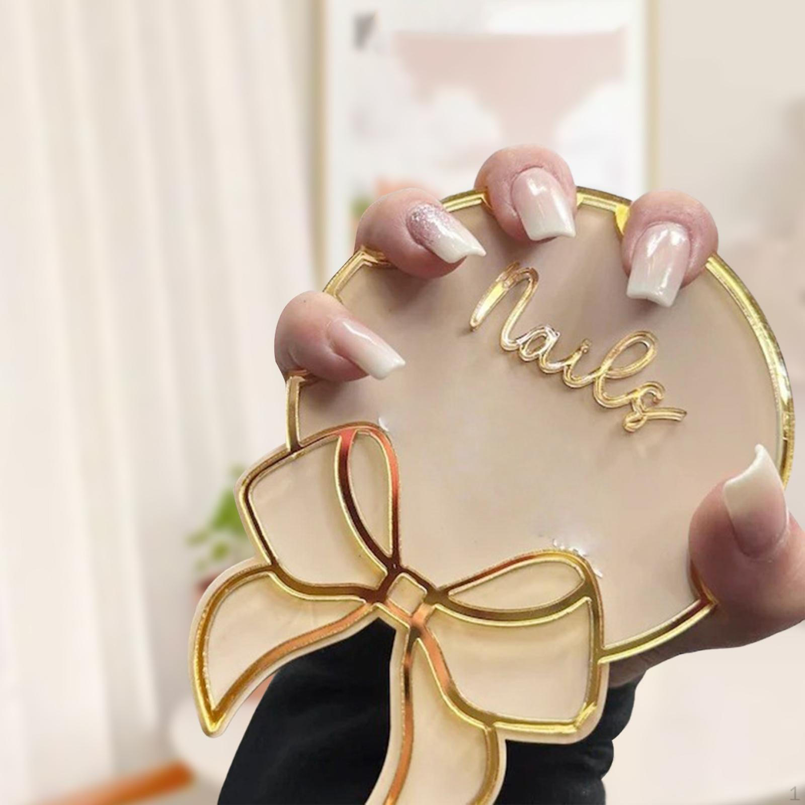 Акриловая карточка для демонстрации ногтей для профессионального использования в маникюрном салоне золотой
Акриловая карточка для демонстрации ногтей для профессионального использования в маникюрном салоне золотой