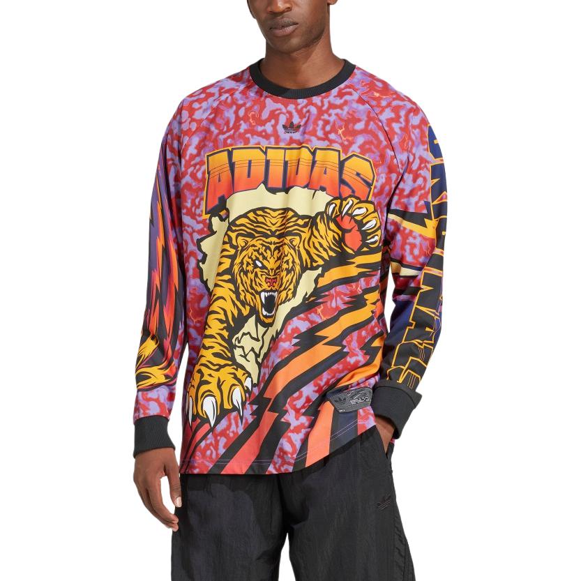 Adidas Originals Classic Sports Series Raglan Sleeve Dopamine All Over Print Letter Round Neck Loose Long Sleeve T-Shirt Men Tops Light-Crimson JX1702 XL
Adidas Originals Classic Sports Series Raglan Sleeve Dopamine All Over Print Letter Round Neck Loose Long Sleeve T-Shirt Men Tops Light-Crimson JX1702 XL