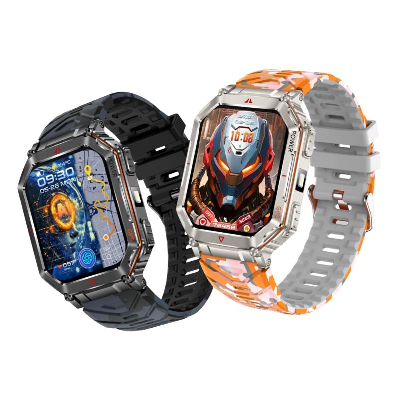 Rainbuvvy KR92 GPS Smartwatch 2.01inches 240x296 BT5.3 Bluetooth Call 3ATM Waterproof Sports Watch 450mAh Android Smart Bracelet
Rainbuvvy KR92 GPS Smartwatch 2.01inches 240x296 BT5.3 Bluetooth Call 3ATM Waterproof Sports Watch 450mAh Android Smart Bracelet
