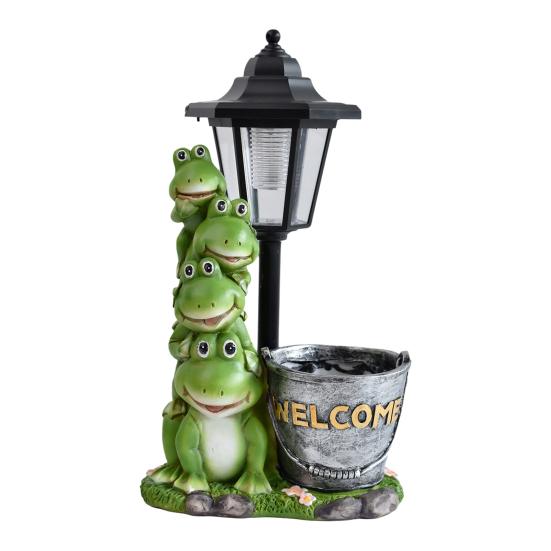 Solar Resin Garden Light with Frog Puppy Design Cute Animal Statue for Yard Patio Balcony Auto On/Off Waterproof Fade-Resistant Unique Outdoor Decor B
Solar Resin Garden Light with Frog Puppy Design Cute Animal Statue for Yard Patio Balcony Auto On/Off Waterproof Fade-Resistant Unique Outdoor Decor B