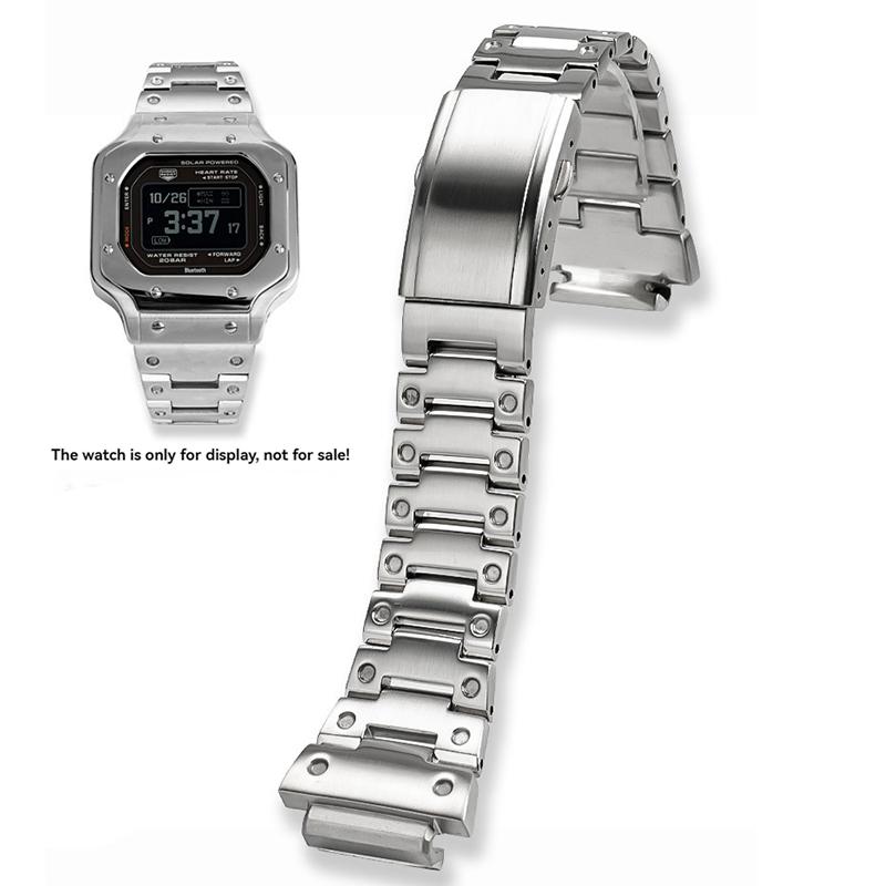 Персоналізована модифікація ремінця DW5600 для Casio G-SHOCK DW-5600 GW-B5600 Корпус з нержавіючої сталі Браслет Ланцюжок для годинника Оболонка 5600 series
Персоналізована модифікація ремінця DW5600 для Casio G-SHOCK DW-5600 GW-B5600 Корпус з нержавіючої сталі Браслет Ланцюжок для годинника Оболонка 5600 series