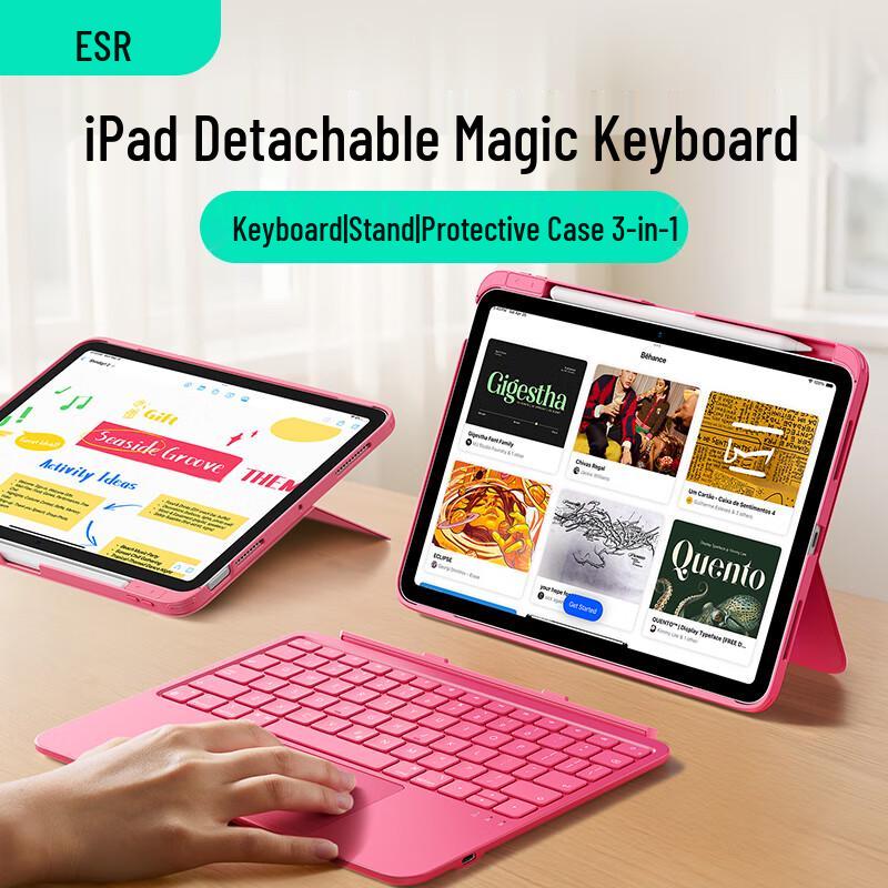 ESR Detachable Magnetic Keyboard Case for iPad Detachable Keyboard Case
ESR Detachable Magnetic Keyboard Case for iPad Detachable Keyboard Case