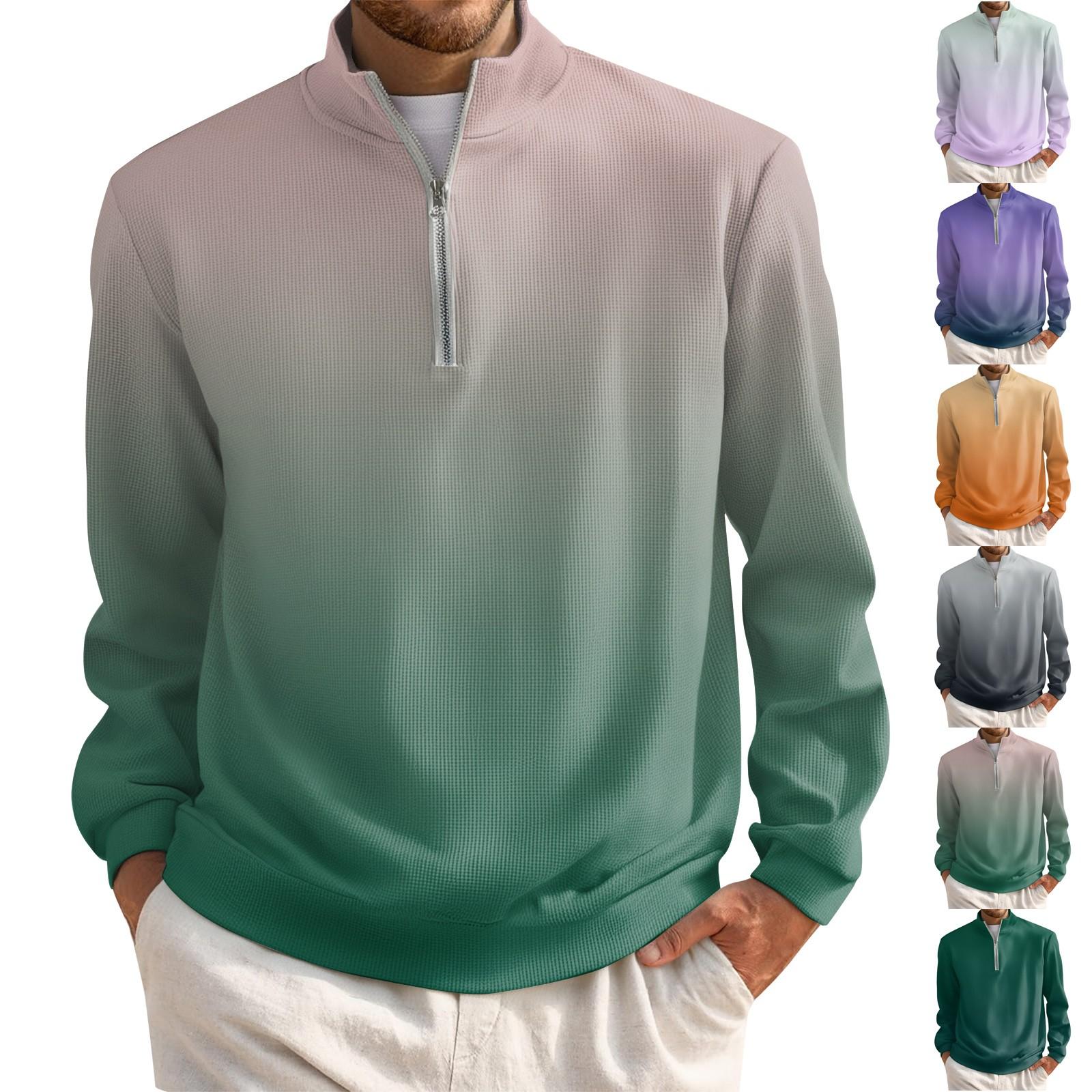 Men s Short Zip Pullover Turtleneck Long Sleeve Top L темно-зелений колір
Men s Short Zip Pullover Turtleneck Long Sleeve Top L темно-зелений колір