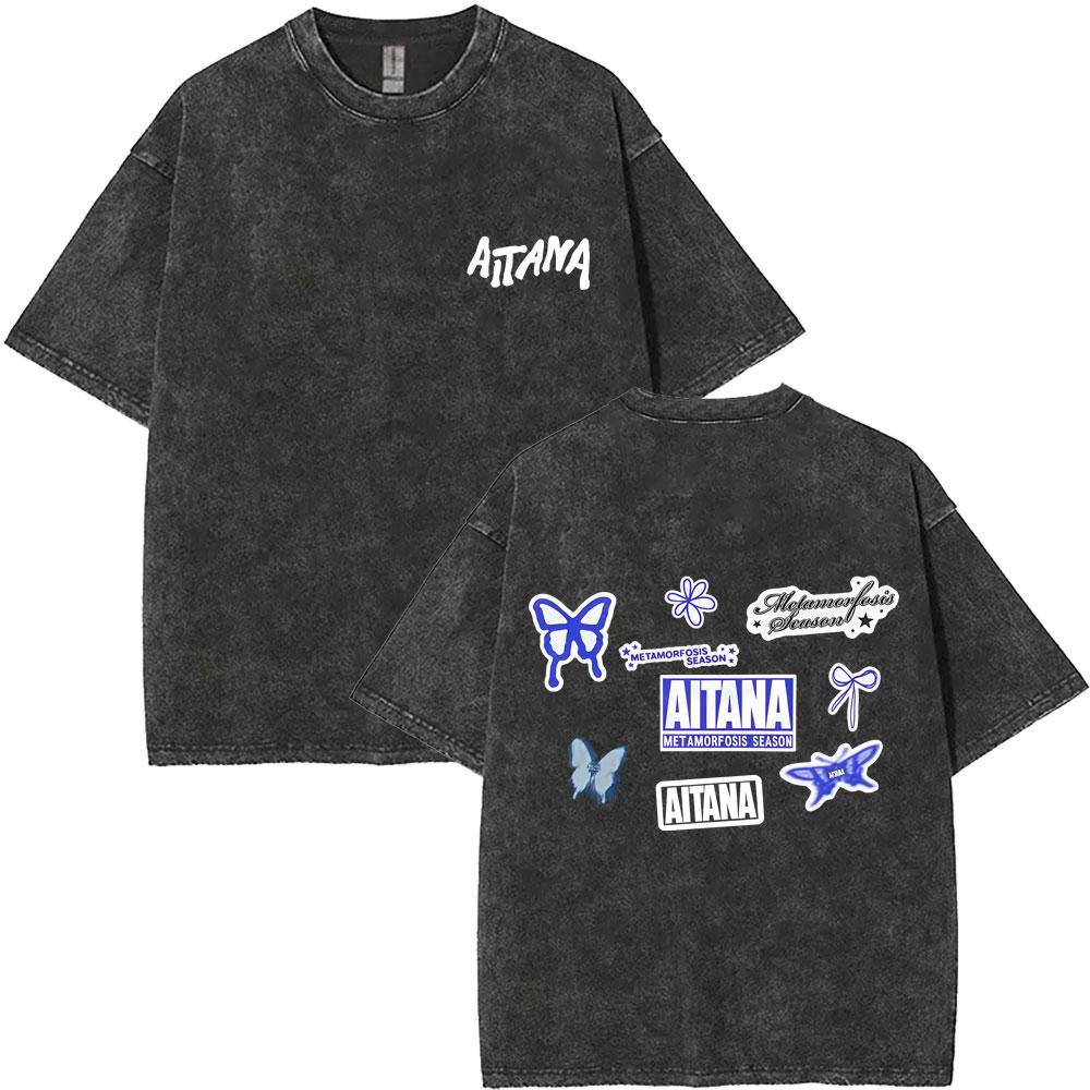 Washed Vintage Aitana T Shirts CUARTO AZUL World Tour Merch Tshirt Fans Gift Men Women Fashion Casual Oversized Tshirts S
Washed Vintage Aitana T Shirts CUARTO AZUL World Tour Merch Tshirt Fans Gift Men Women Fashion Casual Oversized Tshirts S