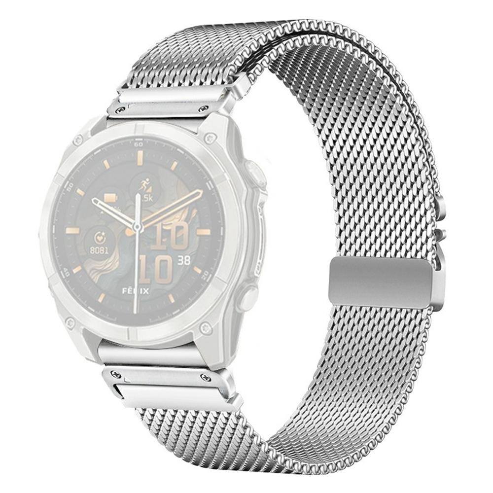 Для Garmin Fenix 8 47мм/E 47мм Ремешок для часов 22мм Миланский из титанового сплава Парашютная застежка Silver
Для Garmin Fenix 8 47мм/E 47мм Ремешок для часов 22мм Миланский из титанового сплава Парашютная застежка Silver