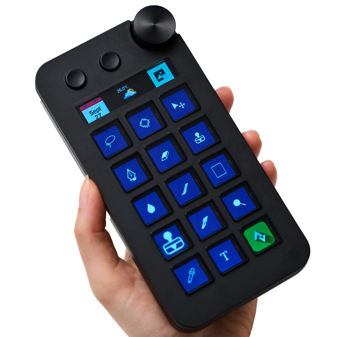 MBOX N1 Left hand device Numeric keypad type PC work efficiency Shortcut customization compatible For businesses and creators Compact design
MBOX N1 Left hand device Numeric keypad type PC work efficiency Shortcut customization compatible For businesses and creators Compact design