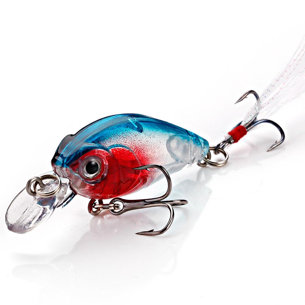 Рыболовная приманка с твердой приманкой для гольяна с тройным крючком, искусственная приманка для ловли окуня и форели
