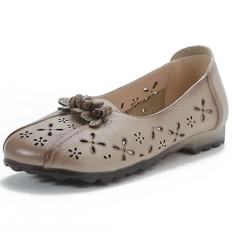 Женская обувь из натуральной кожи ручной работы Женские дышащие туфли на плоской подошве Сандалии Коровья кожа Ретро Кожаная обувь для мамы 35
Женская обувь из натуральной кожи ручной работы Женские дышащие туфли на плоской подошве Сандалии Коровья кожа Ретро Кожаная обувь для мамы 35