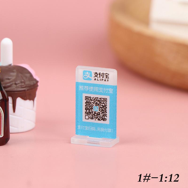 1:6/1:12 Мініатюрний ляльковий будиночок Qr-код Платіжний код Іграшка для декору в супермаркеті 1.9*3.4cm синій
1:6/1:12 Мініатюрний ляльковий будиночок Qr-код Платіжний код Іграшка для декору в супермаркеті 1.9*3.4cm синій