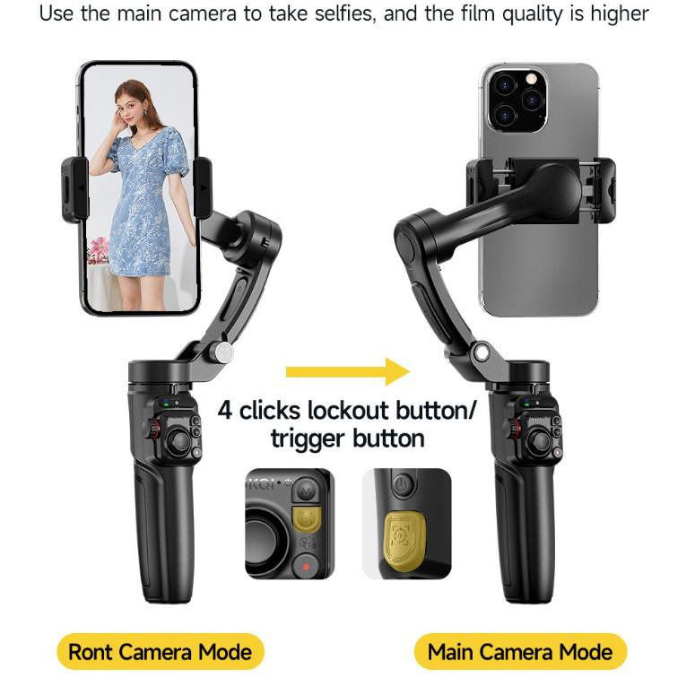 New M06 Handheld Gimbal: Three-Axis Stabilizer with Anti-Shake, Face Tracking, Live Streaming, Microphone Integration, and Digital Display.
New M06 Handheld Gimbal: Three-Axis Stabilizer with Anti-Shake, Face Tracking, Live Streaming, Microphone Integration, and Digital Display.