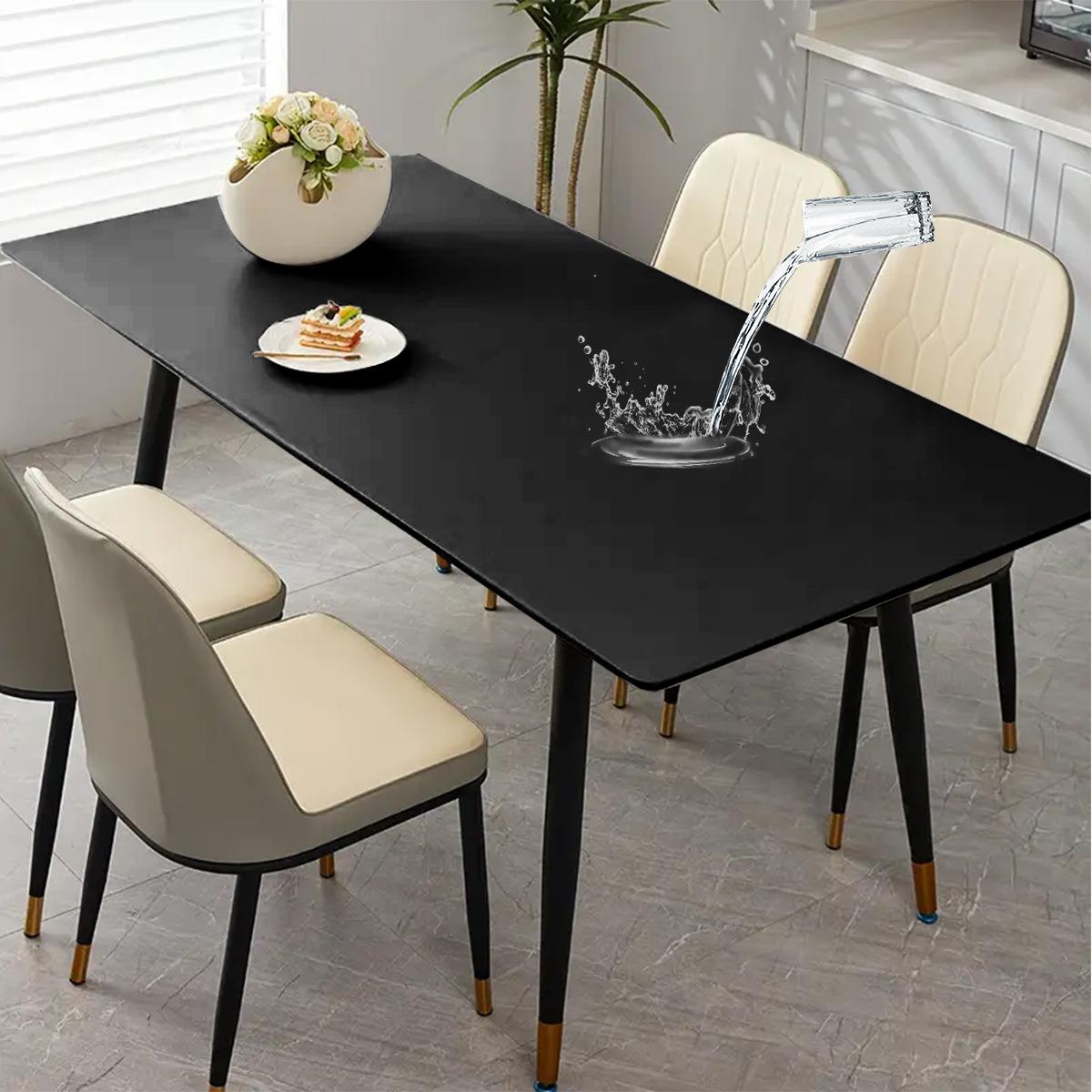 1PC Rectangular artificial leather tablecloth - easy to clean, suitable for dining tables and side tables, home decoration 60x120cm чорний
1PC Rectangular artificial leather tablecloth - easy to clean, suitable for dining tables and side tables, home decoration 60x120cm чорний
