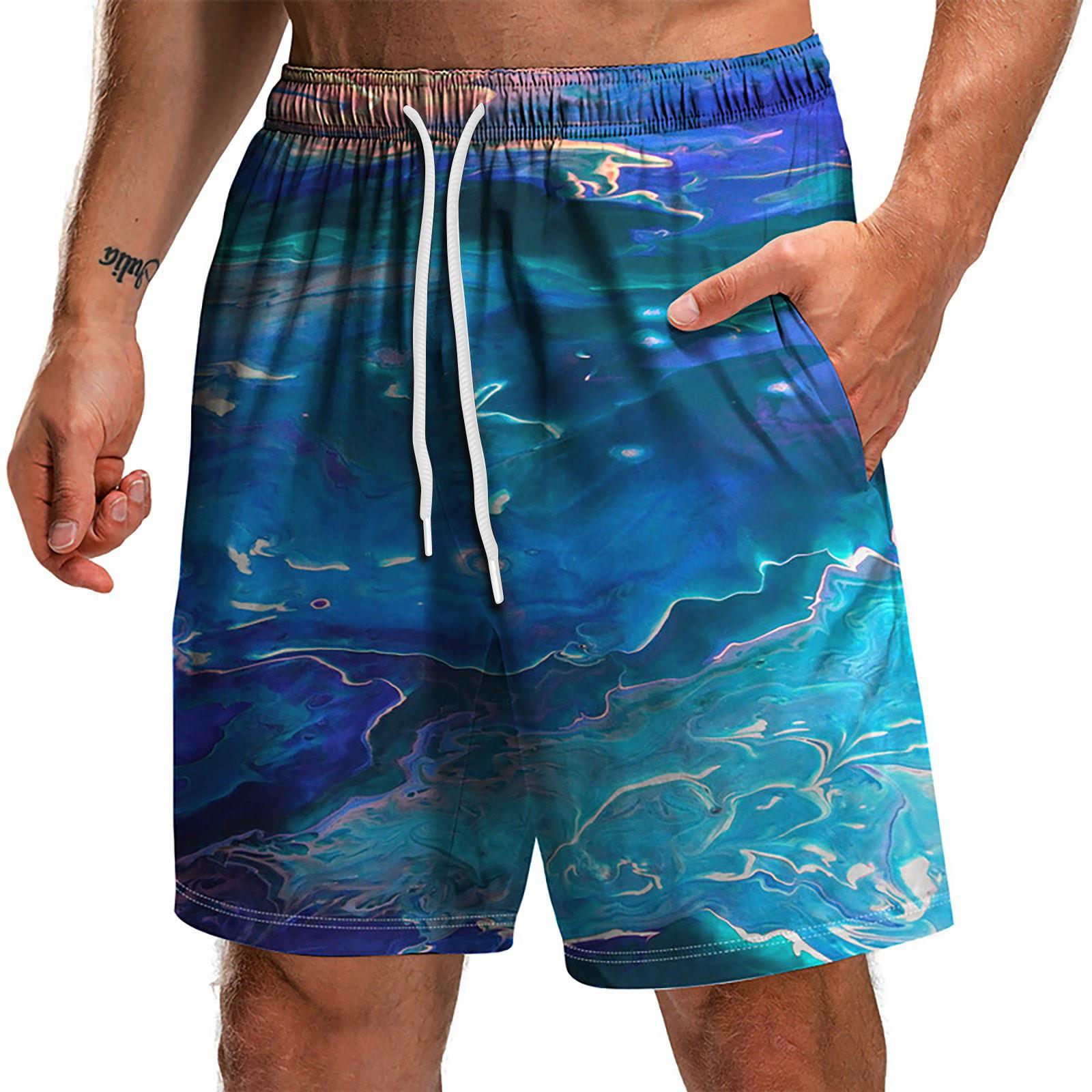 Мужские летние забавные пляжные брюки, шорты с 3D цифровой печатью и карманами XXXL синий
Мужские летние забавные пляжные брюки, шорты с 3D цифровой печатью и карманами XXXL синий