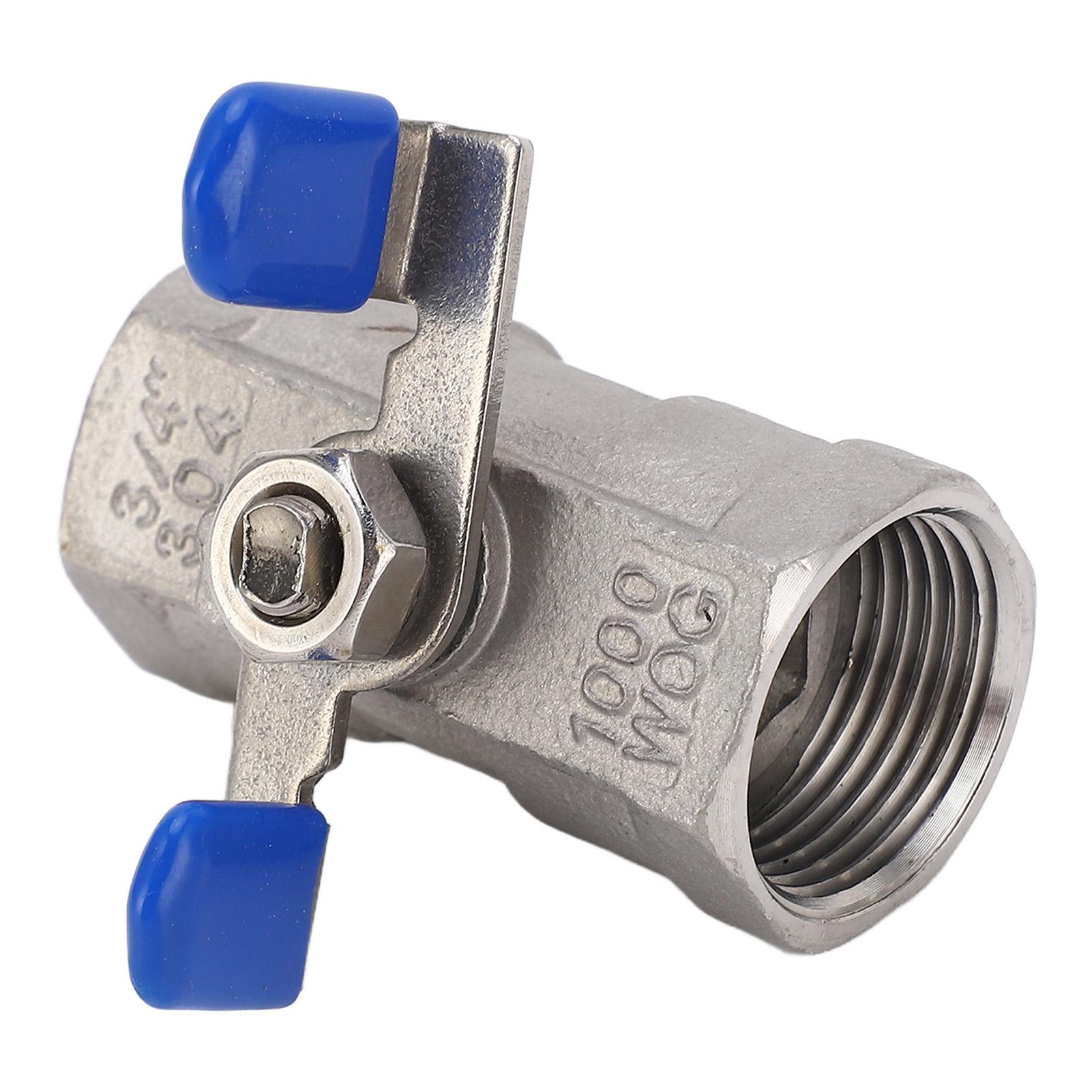 Ball Valve Straight Full Port 3 4in Female Thread Pipe Fitting 1000PSI Stainless Steel
Ball Valve Straight Full Port 3 4in Female Thread Pipe Fitting 1000PSI Stainless Steel