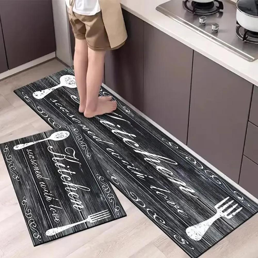 Washable Crystal Velvet Floor Mat Comfortable Soft Standing Mat Kitchen Theme Floor Mat Non-Slip Waterproof Cute Rug Door 40cmx60cm 1pc
Washable Crystal Velvet Floor Mat Comfortable Soft Standing Mat Kitchen Theme Floor Mat Non-Slip Waterproof Cute Rug Door 40cmx60cm 1pc