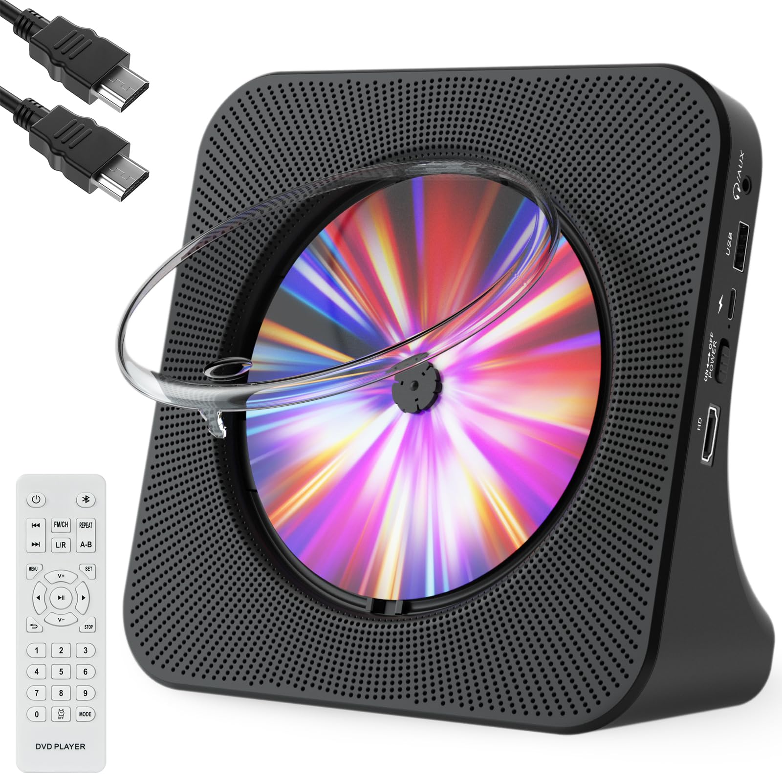 Fohil Bluetooth HDMI Output Maximum 1080P Region DVD USB FM CD AUX Car Remote Control Easy to For the Earphone Cannot be Movie PSE Japanese чорний
Fohil Bluetooth HDMI Output Maximum 1080P Region DVD USB FM CD AUX Car Remote Control Easy to For the Earphone Cannot be Movie PSE Japanese чорний